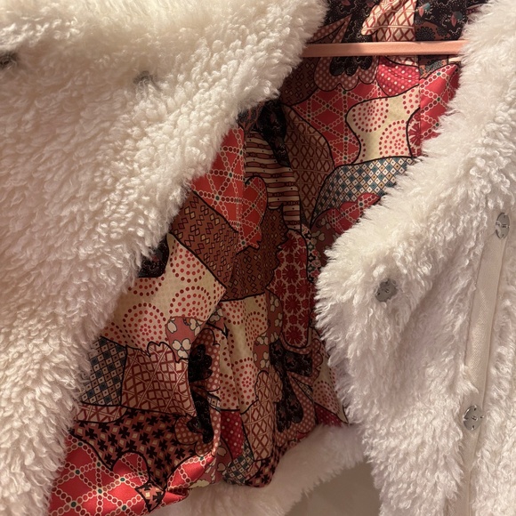 FREE PEOPLE Faux Teddy Sherpa Coat - Picture 2 of 8